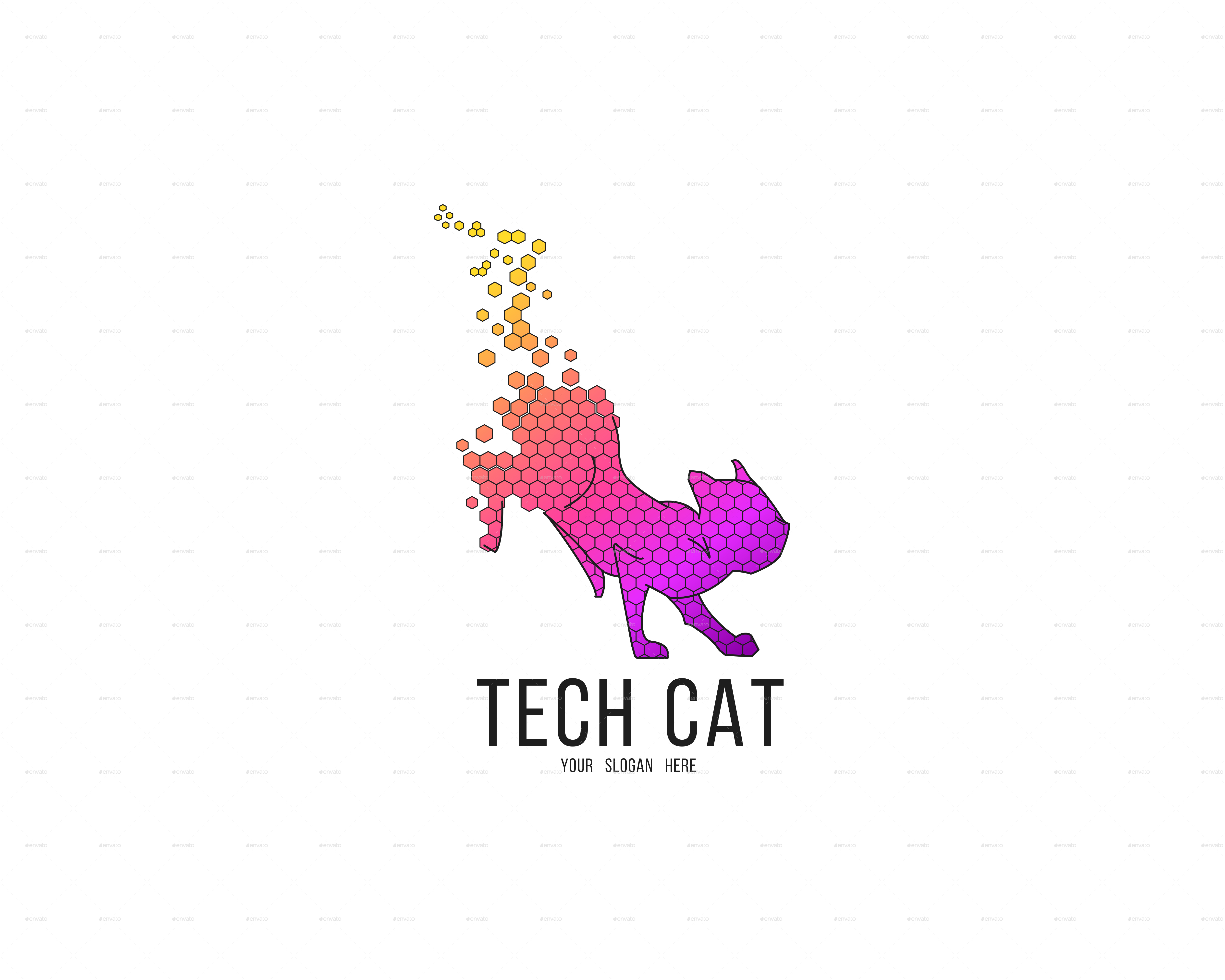 TechCat Logo by PuzzlePanda GraphicRiver